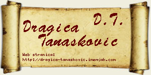 Dragica Tanasković vizit kartica